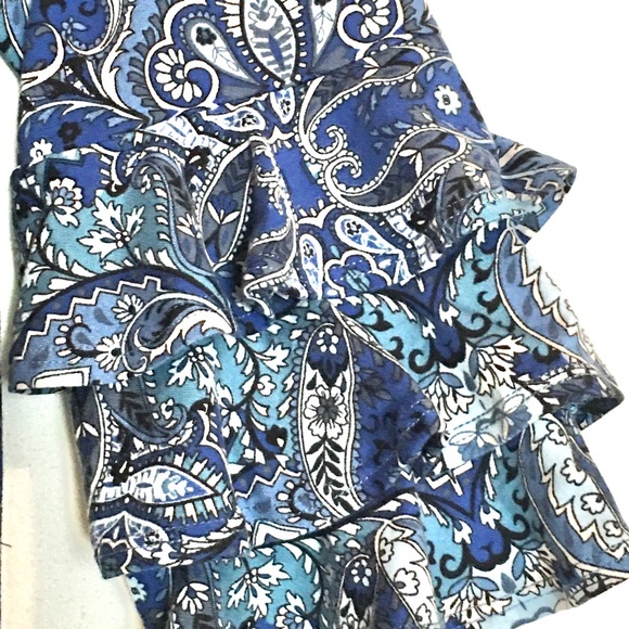 Girls' Xtraordinary Dress with triple ruffle sleeves, Size 16, EUC - Picture 12 of 14